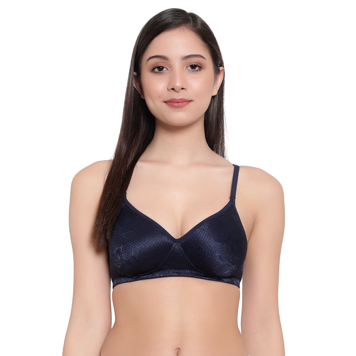 Full support coverage Bra with Blue Mesh Lining – The Comfort Theory