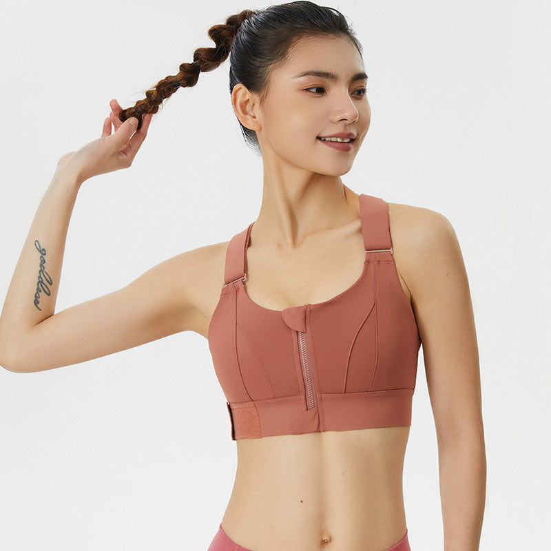TCT Minimizer Sports Bra with 4 way support in orange – The Comfort Theory