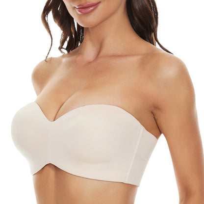 Underwire Non Slip Lifting Plus Size Soft Push Up Strapless Bras The Comfort Theory