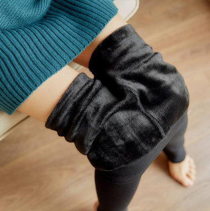 Leggings Knitting Velvet Casual Legging New High Elastic Thicken Lady's Warm Black Pants Skinny Pants The Comfort Theory