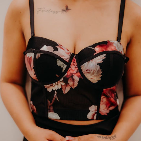 TCT Harley Bralette with Petals The Comfort Theory