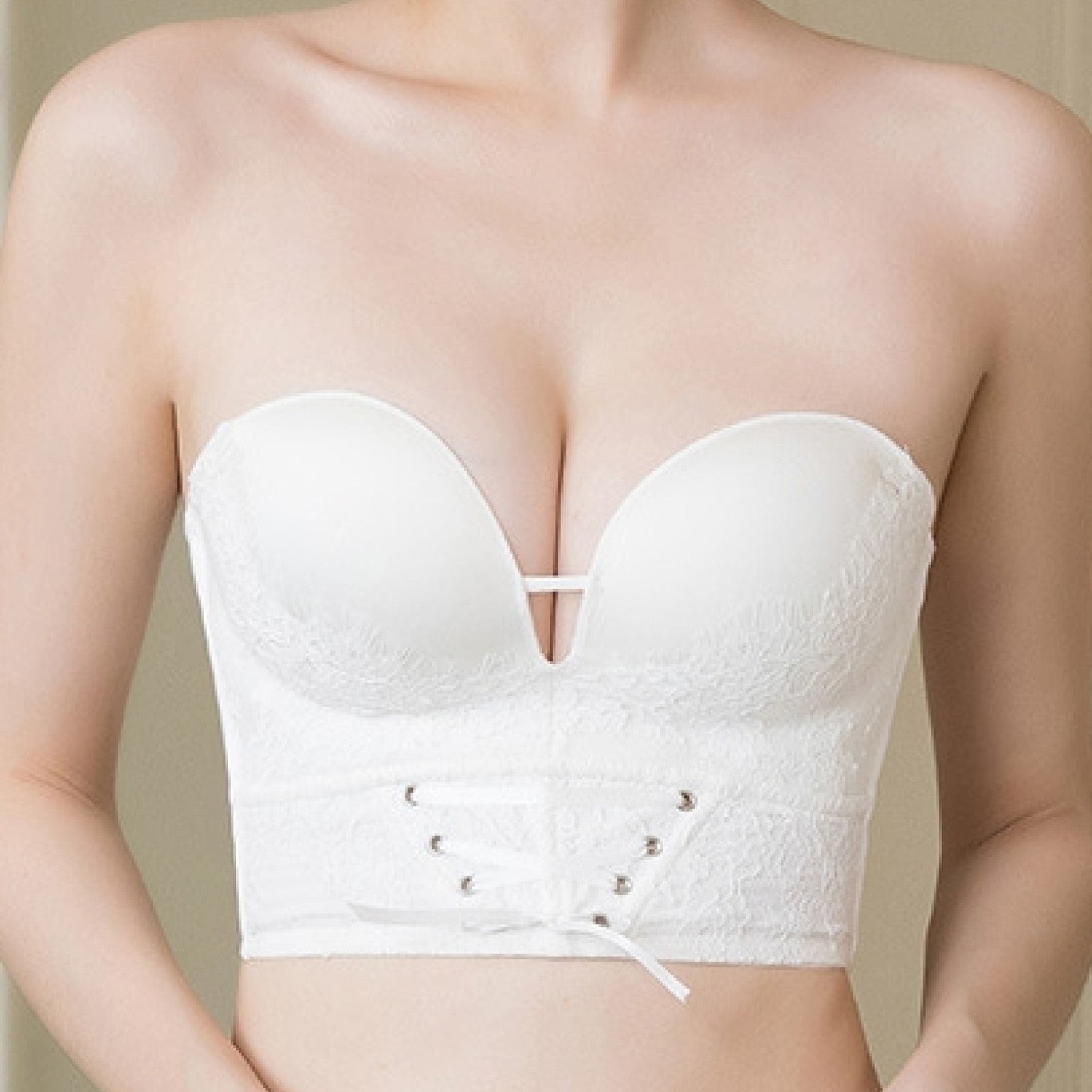 White corset bralet sales