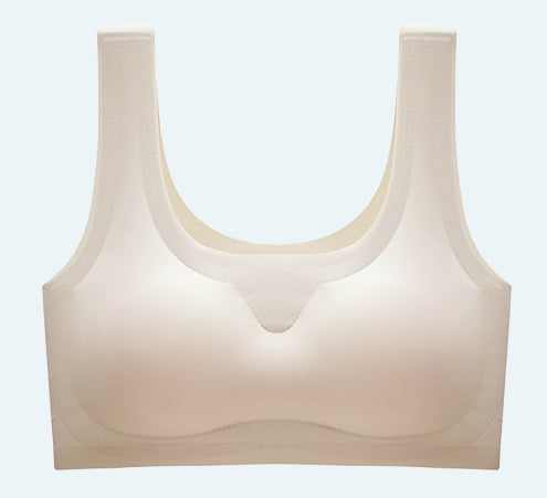 Stretchable, Seamless Natural Lift Bra in Beige The Comfort Theory